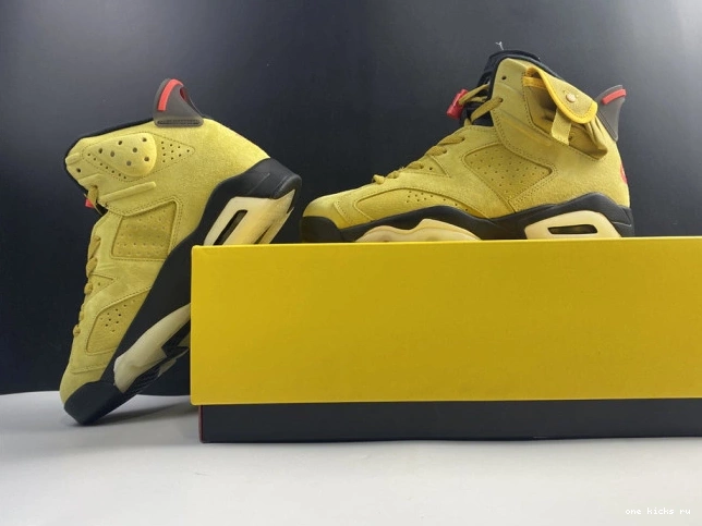 Chep Onekick CN1084-300 6 X JORDAN TRAVIS SCOTT YELLOW AIR 0811